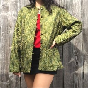 reversible tapestry jacket
